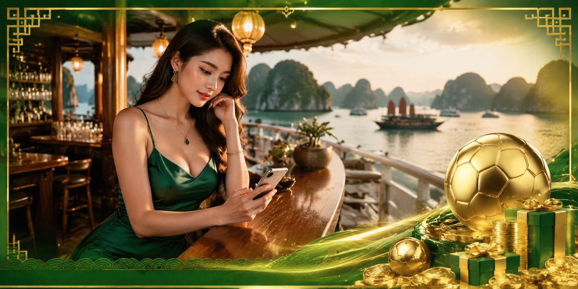 Khung cảnh vịnh Hạ Long gợi cảm giác thư giãn khi trải nghiệm giải trí trực tuyến cùng bongdalu637